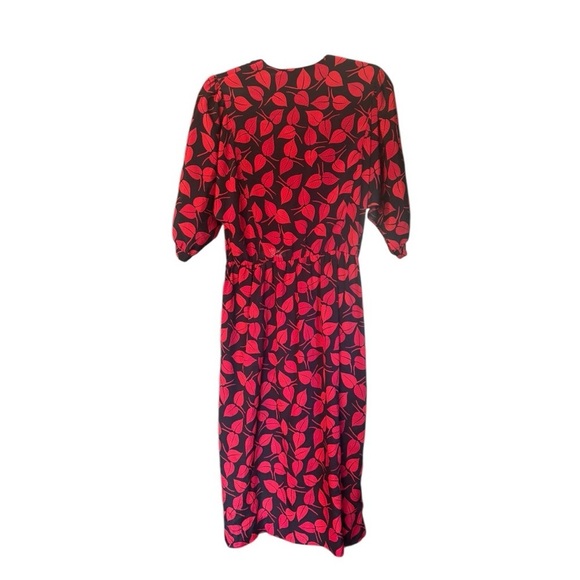 Vintage Ciao Limited Black and Red Dress Size Large (L) - Picture 7 of 11
